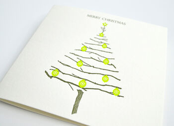 Letterpress Christmas Card Pack, 4 of 7