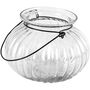 Ribbed Glass Hanging Lantern, thumbnail 7 of 7