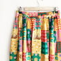 Bohemian Patchwork Print Midi Skirt, thumbnail 3 of 6