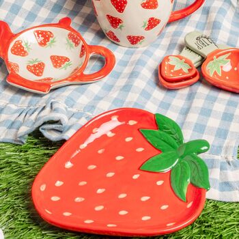 Strawberry Shaped Trinket Dish, 3 of 3