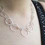 Handmade Silver Ring And Chain Heirloom Necklace, thumbnail 1 of 7