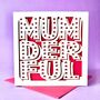 Mumderful Papercut Mother's Day Card, thumbnail 3 of 5