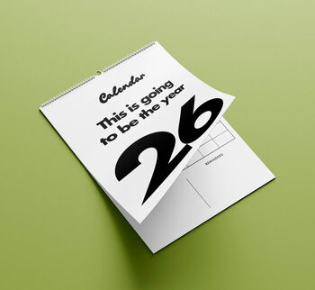 2026 Black And White Minimal Calendar, 2 of 5