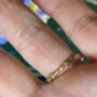 Delicate 'Tudor Rose' Victorian Wedding Ring, thumbnail 6 of 7
