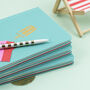 Watermelon Lolly Hardback Notebook In Mint Green Fabric, thumbnail 2 of 8