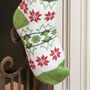 Personalised Fair Isle Knitted Christmas Stocking, thumbnail 7 of 12