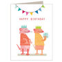 Happy Birthday Meerkat Mini Card, thumbnail 2 of 5