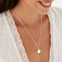 Spinning Disc Necklace With Double Engraving, thumbnail 3 of 9