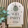 Personalised Arched Wife Of The Party Hen Do Sign, thumbnail 1 of 3