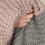 Hannahs Blanket Knitting Kit, thumbnail 2 of 6