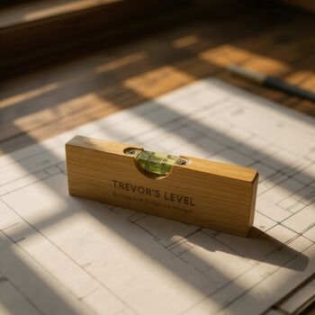 Personalised Bamboo Spirit Level And Bottle Opener, 2 of 6
