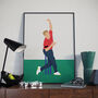 Sam Curran England Cricket T20 World Cup Print, thumbnail 1 of 3