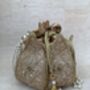 Gold Handcrafted Potli Bag, thumbnail 6 of 7