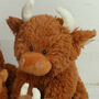 Mothers Day Moo Cow 20cm, Highland Cow, thumbnail 5 of 6