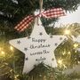 Personalised Christmas 'Across The Miles' Ceramic Star, thumbnail 3 of 4