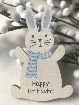 Personalised 1st Easter Bunny Decoration, 8 of 9
