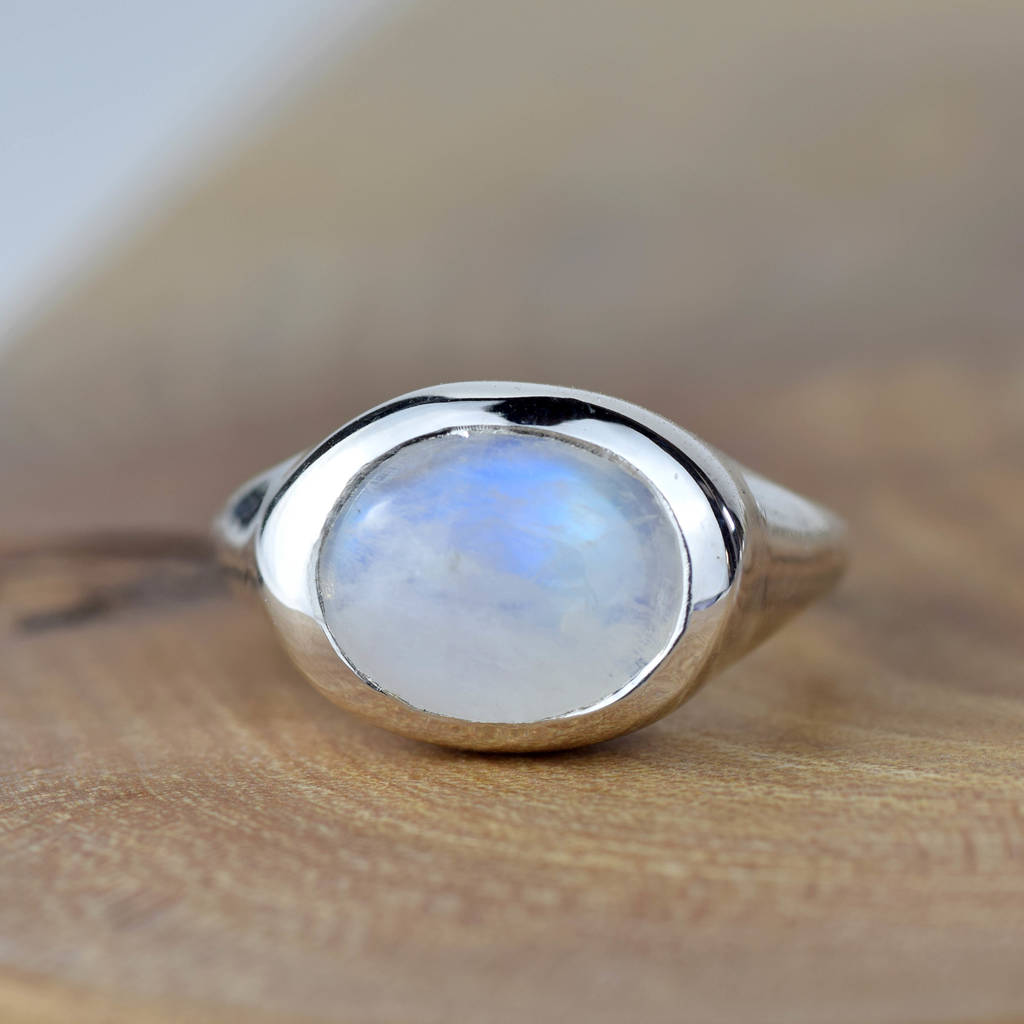 Moonstone Tranquility Ring By Alison Moore Designs