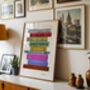 London Book Stack Art Print, thumbnail 3 of 6