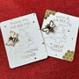 Festive Bee Thank You Teacher Pin Badge, thumbnail 5 of 6