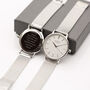 Ladies Personalised Architect Watch In Silver, thumbnail 1 of 7