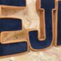 Contrasting Trim Corduroy Fabric Letters, thumbnail 7 of 9
