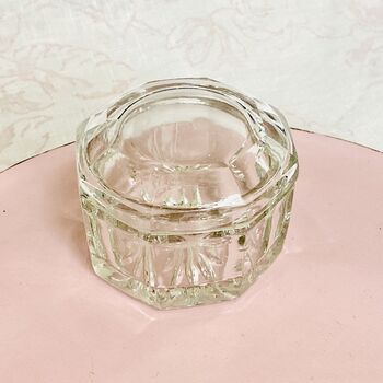 Antique Crystal Cut Glass Lidded Jam / Preserve Pot ~ One, 6 of 6