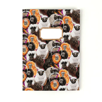 Troop Of Tamarins Print A5 Lined Journal, 5 of 8