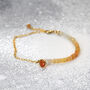 Orange Opal And Carnelian Charm Bracelet, thumbnail 7 of 11