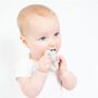Silicone And Beech Wood Bunny Teether, thumbnail 7 of 8