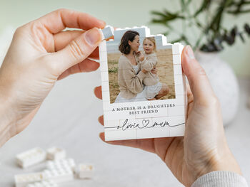 Personalised Mummy And Daughter Photo Block Keepsake, Mother's Day And Birthday Gift For Mum, 12 of 12