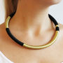 Black And Gold Tribal Necklace, thumbnail 1 of 2