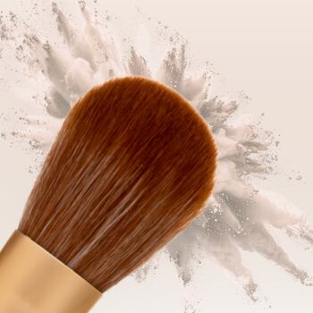 Vegan Makeup Brush Set – Three Piece Face And Eye Kit, 3 of 7