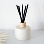 Matt Ivory Glass Diffuser Bottle And Reed Set, thumbnail 5 of 9