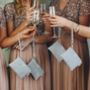 Bridesmaids Leather Clutch Bag Set Of Four, thumbnail 3 of 10