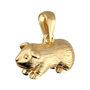 Personalised Silver Or Gold Plated Guinea Pig Necklace, thumbnail 4 of 6