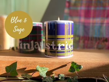 Personalised Tartan Candle, 4 of 6