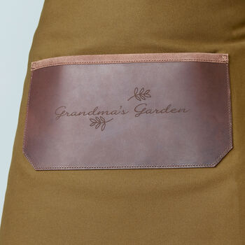 Personalised Gardening Apron, Garden Gifts, Perfect Father's Day Gift, Great Gift For Dad Or Grandad, 5 of 7