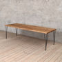 Barnes Hairpin Legs Live Edge Industrial Dining Table, thumbnail 4 of 6