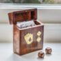 Personalised Adult Luxury Card And Dice Set, thumbnail 2 of 2