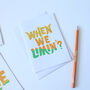 When We Limin'? Greeting Card, thumbnail 2 of 4