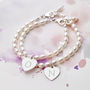 Personalised Mother And Daughter Hope Bracelet Set, thumbnail 1 of 6