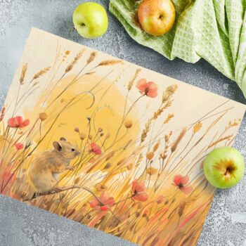 Meadow Mouse Textured Glass Chopping Boards, 5 of 8