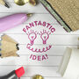 Teacher Stamp – 'Fantastic Idea' Smile, thumbnail 1 of 5