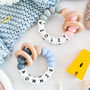 Personalised Silicone And Wood Baby Teething Toy, thumbnail 3 of 4