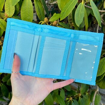 Children's Shark Blue Wallet, 4 of 5