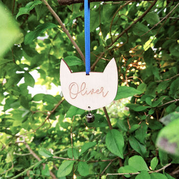 Personalised Cat Christmas Decoration, 2 of 4