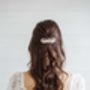 Alyssum Pearl Wedding Hair Comb, thumbnail 3 of 3