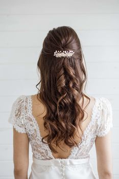 Alyssum Pearl Wedding Hair Comb, 3 of 3