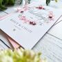 Personalised Wedding Card: Cherry Blossom Design, thumbnail 9 of 11
