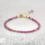 Pink Tourmaline Bracelet, thumbnail 1 of 12